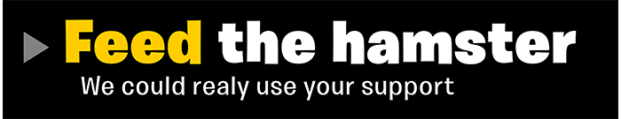 Will you help the hamster with a small donation?